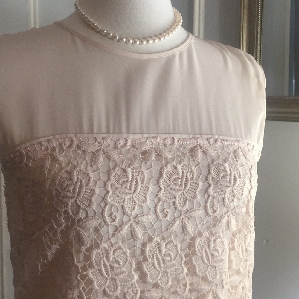Reiss lace blush dress 4 - Picture 1 of 8